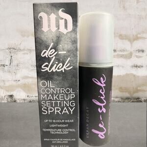 Urban Decay De-Slick Oil Control Makeup Setting Spray NIB